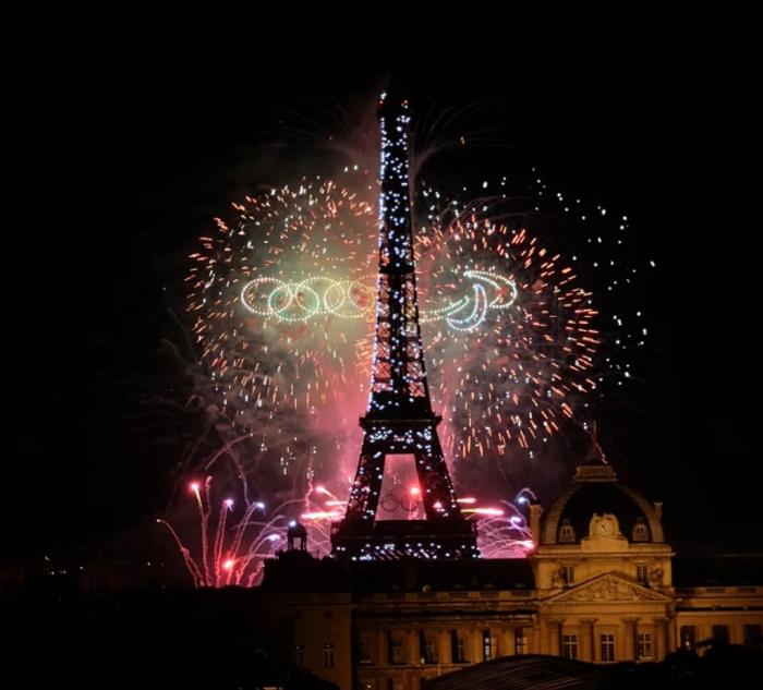 The opening ceremony of the Paris Olympics